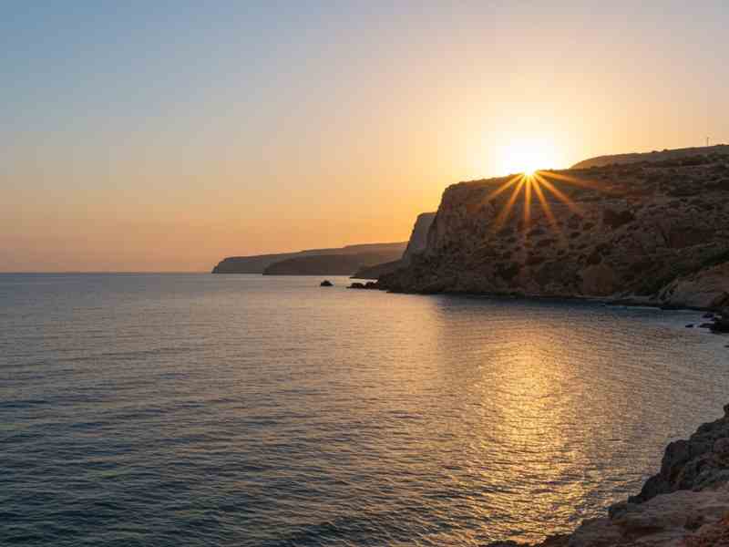 kreta-1-800x600 Sonnenuntergang über der Küste von Kreta